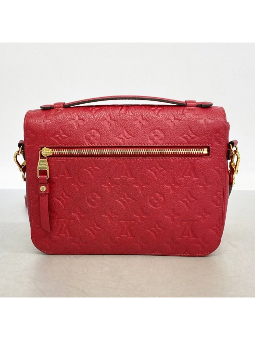 Louis Vuitton Handbag Monogram Empreinte Pochette Metis MM Cerise 2-Way Bag - Picture 10 of 10
